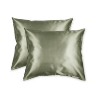 Beauty Pillow Satijnen Kussensloop Olive Green